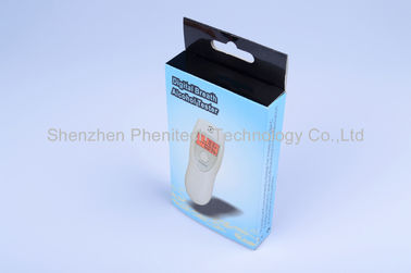 Breath trắng Digital Rượu Tester với Semiconductor Oxide Rượu Sensor