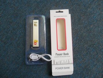 Máy Bank 2600mAh kim loại USB Power, Đỏ Hồng Xanh bạc đen