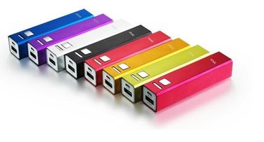 Phổ Lipstick Thống Ngân hàng điện 2600mah Đối với điện thoại di động / Ipod
