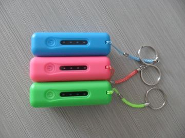 2600mAh USB di động Ngân hàng Power Với LED Light, đỏ / hồng / xanh
