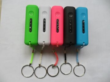 2600mAh USB di động Ngân hàng Power Với LED Light, đỏ / hồng / xanh