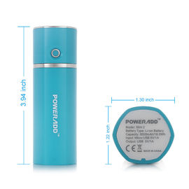 Ống Mini Pocket 5000mAh đa chức năng điện Ngân hàng của pin Li-Polymer