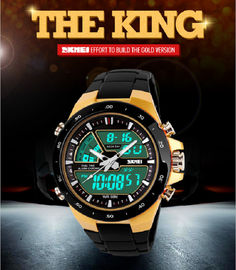 Durable EL Backlight Analog Digital cổ tay Watch