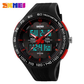 Sinh viên Analog Digital Watch, 52mm Trường hợp Đàn ông ngoài trời Giờ Đồng hồ