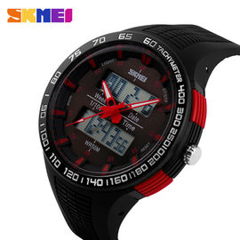 Sinh viên Analog Digital Watch, 52mm Trường hợp Đàn ông ngoài trời Giờ Đồng hồ