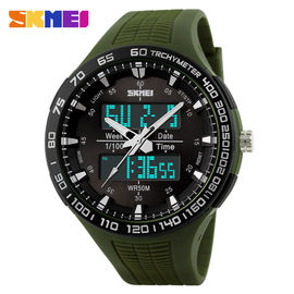 Quân xanh lớn Quay Analog Digital cổ tay Watch Với đúp Nhật Bản Movts