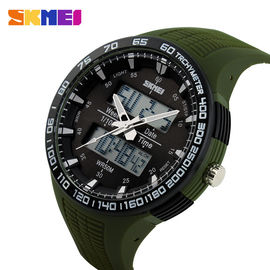 Quân xanh lớn Quay Analog Digital cổ tay Watch Với đúp Nhật Bản Movts