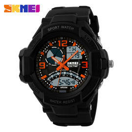 Mens đa chức năng kỹ thuật số Watch, Analog LCD Chronograph Sport Quartz cổ tay Watch