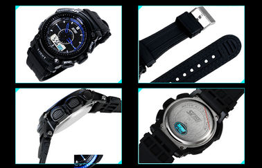5 ATM Analog Digital Wrist Watch, ABS Trường hợp màn hình LCD hiển thị đồng hồ đeo tay