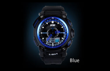 5 ATM Analog Digital Wrist Watch, ABS Trường hợp màn hình LCD hiển thị đồng hồ đeo tay