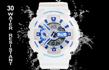 Phụ nữ Dual Time Thể thao Xem EL Backlight Với ​​Battery Nhật Bản