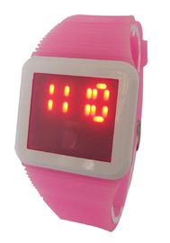 Kid Quảng trường LED kỹ thuật số cổ tay Watch Silicone Bands AM PM Xem Đối với quà tặng