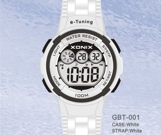 Waterproof Vòng Sporty tự hiệu chỉnh kỹ thuật số đeo tay Đồng hồ cho phụ nữ