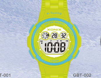 Waterproof Vòng Sporty tự hiệu chỉnh kỹ thuật số đeo tay Đồng hồ cho phụ nữ