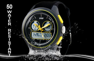 Lady Vòng đa chức năng kỹ thuật số Analog cổ tay Watch Với Chime hàng giờ