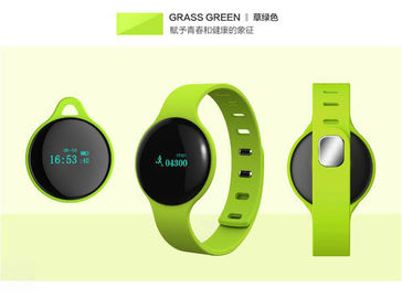 Silicone thể thao thông minh thể thao thể hình Bracelet / Bluetooth khỏe Pedometer Xem