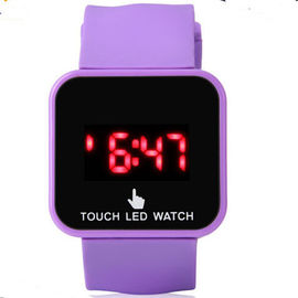 Tím LED kỹ thuật số cổ tay Watch cho em gái Plastic Case + Silicone dây đeo cổ tay OEM ODM