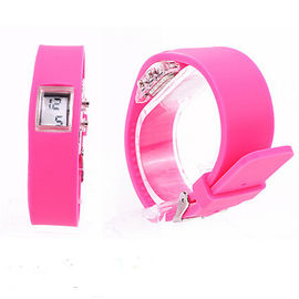 Slim LED kỹ thuật số cổ tay Watch Nhật Bản Movt, Silicone dây đeo cổ tay Chewing Gum Xem