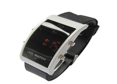 Fashion Big Mặt Men LED kỹ thuật số cổ tay Watch Touch Screen Với Red LED Lights
