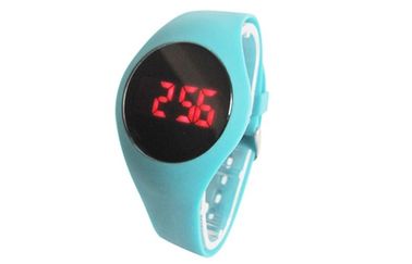 Cô gái màu hồng đẹp LED kỹ thuật số cổ tay Watch Chronograph với PU Buckle