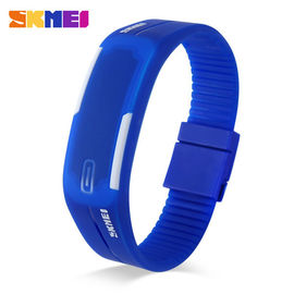 Nhỏ LED kỹ thuật số cổ tay Watch EL Backlight Với ​​Softable PU nhạc