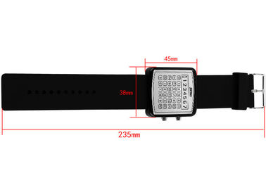 LED EL Backlight kỹ thuật số cổ tay Watch, Máy tính Quay Gương Đồng hồ