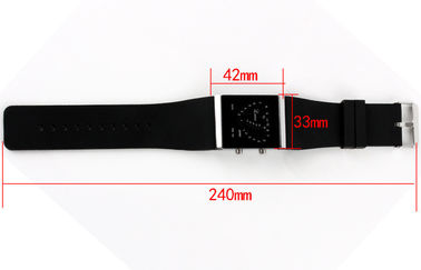 Cô gái LED kỹ thuật số cổ tay Watch, Blue Silicone Strap Đồng hồ điện tử