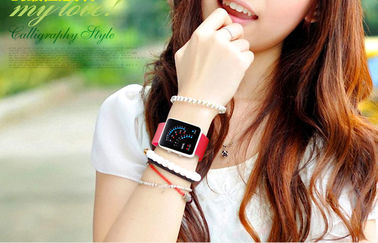 Đen 12/24 Giờ LED kỹ thuật số cổ tay Watch Alloy Trường hợp Đối với thiếu niên