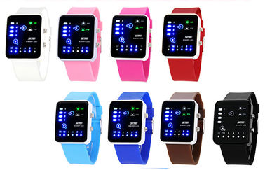 Lady chống rung kỹ thuật số LED Wrist Watch, Antimagnetic Binary Xem