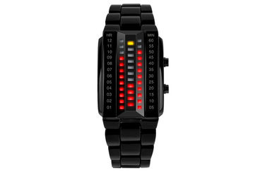 Unisex 3D LED Xem Customized đen hợp kim kỹ thuật số cổ tay Watch