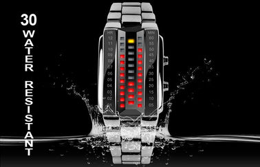 Unisex 3D LED Xem Customized đen hợp kim kỹ thuật số cổ tay Watch