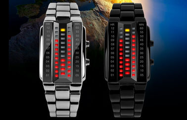 Unisex 3D LED Xem Customized đen hợp kim kỹ thuật số cổ tay Watch