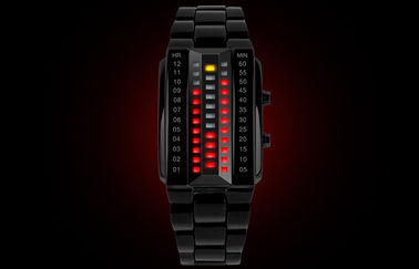 Unisex 3D LED Xem Customized đen hợp kim kỹ thuật số cổ tay Watch