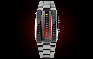 Unisex 3D LED Xem Customized đen hợp kim kỹ thuật số cổ tay Watch