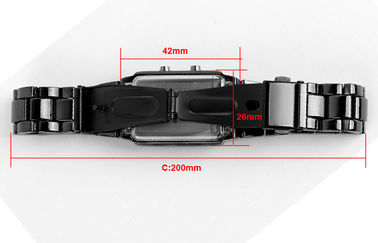 Unisex 3D LED Xem Customized đen hợp kim kỹ thuật số cổ tay Watch