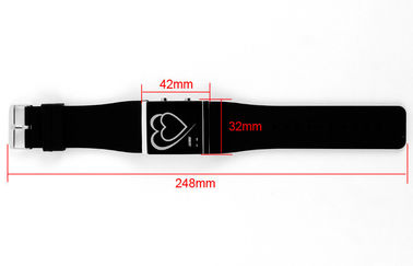 LED kỹ thuật số Đồng hồ đeo tay Tim Phong cách Couple EL Backlight Gương dõi