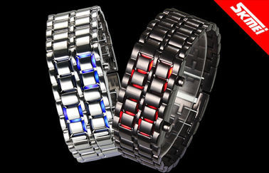 Skmei Iron Man Samurai Lava LED Watch, LED kỹ thuật số cổ tay Watch