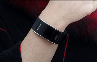 Unisex PU băng LED kỹ thuật số cổ tay Watch 3 ATM Chống nước