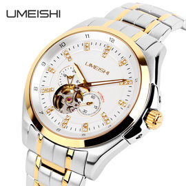 Máy tự động kim loại Strap Xem Đàn ông thông minh Luxury Skeleton Visiable cấu