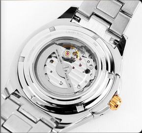 Máy tự động kim loại Strap Xem Đàn ông thông minh Luxury Skeleton Visiable cấu