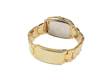 Vogue Unisex Quartz Analog Display kim loại Strap Xem Với thép không gỉ Trường hợp