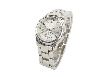 Thép không gỉ Silvey mỏng kim loại Strap Watch, Quartz Mens Đồng hồ đeo tay