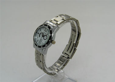 dây đeo bằng thép không gỉ Kim loại Strap Xem với bezel và đĩa giả