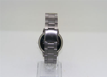 Vòng hợp kim màu xám dầu sơn kim loại Strap Watch cho Lady