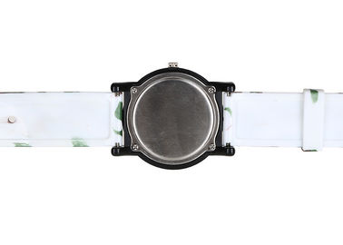 3 ATM ABS chống thấm Trường hợp In ấn PU Strap nhựa Xem Inox Trường hợp Trở lại