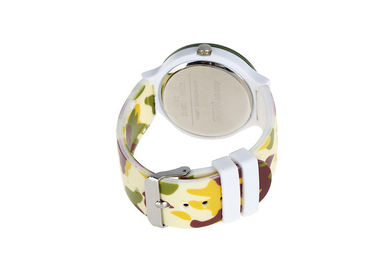 3 ATM PU nhạc Teenage nhựa Quartz Watch, Thép không rỉ Trở lại trường hợp