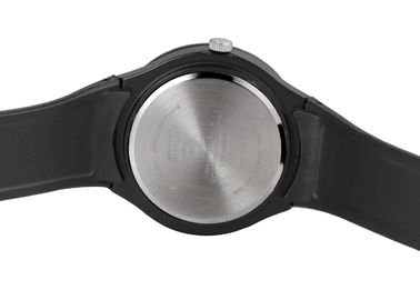 Mát Đen Sport Analog Gents nhựa Quartz Xem Japan Movt Với ​​Battery