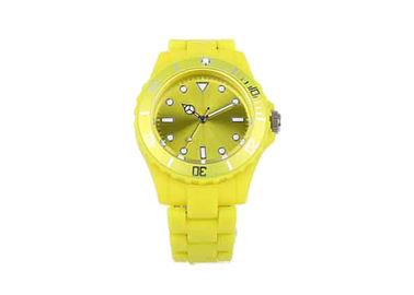 Vàng Analog Nhật Phong trào nhựa Ladies Quartz cổ tay Watch Với PC Strap