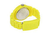 Vàng Analog Nhật Phong trào nhựa Ladies Quartz cổ tay Watch Với PC Strap