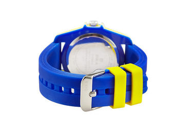 Quảng cáo đầy màu sắc nhựa Quartz Xem Với PMMA Face, Đồng hồ đeo tay cho nam